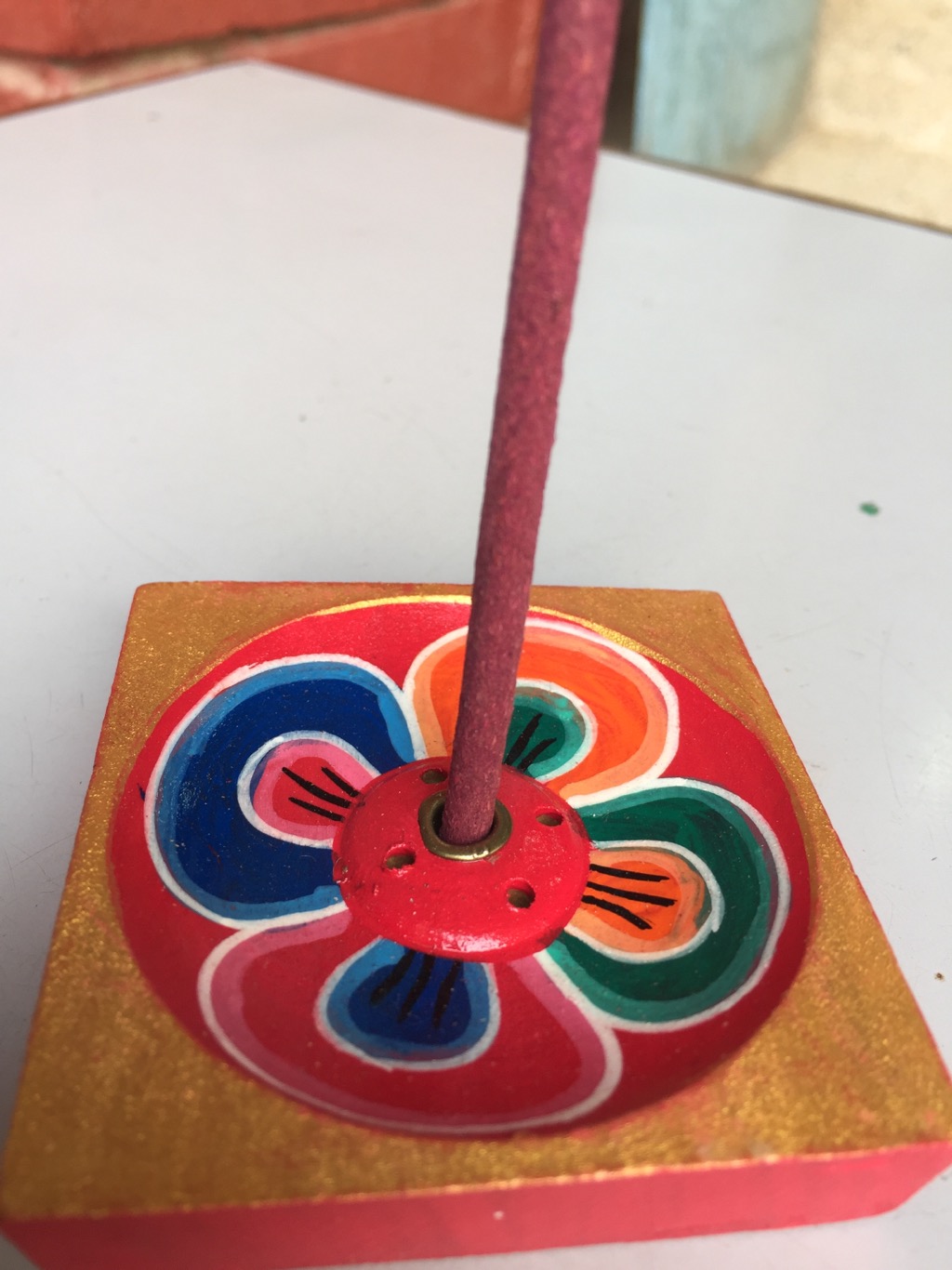Tibetan Small Square Incense Burner/holder