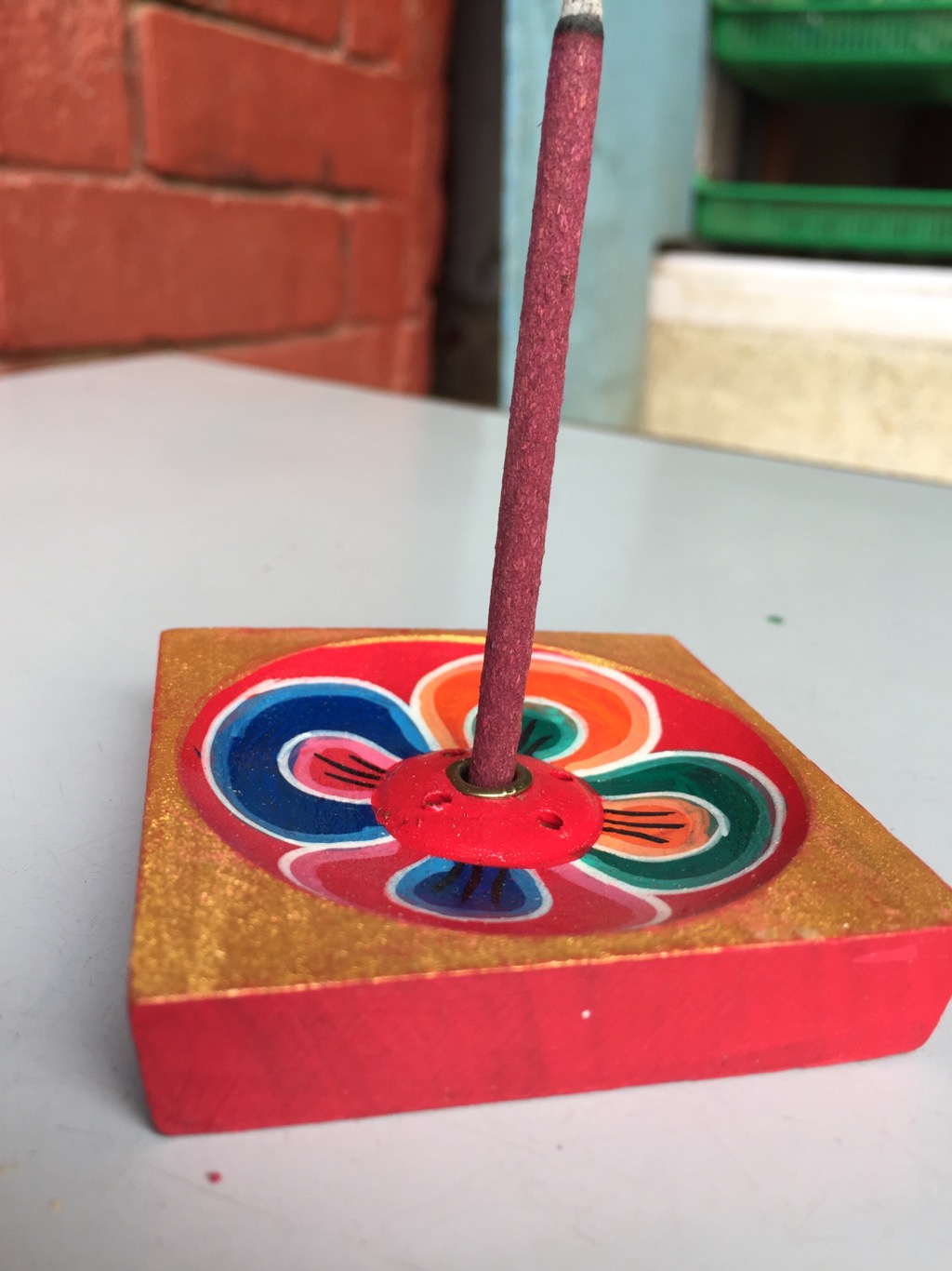 Tibetan Small Square Incense Burner/holder